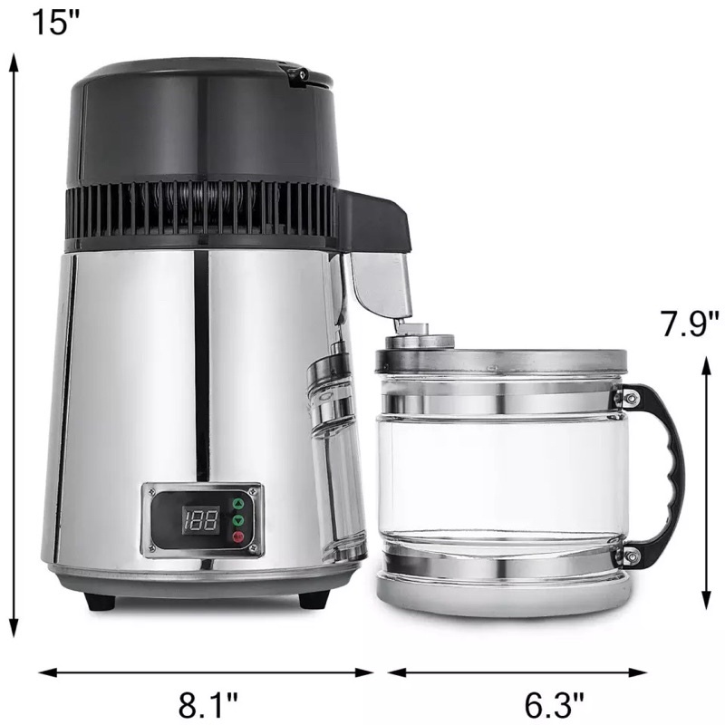 Water Distiller Purification Distillation Mesin Penyuling Air Suling