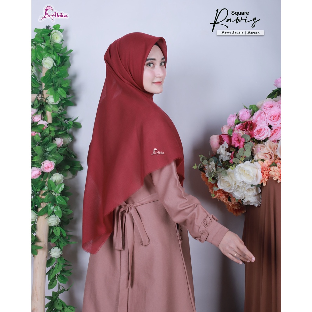 cod jilbab segi empat RAWIS SQUARE ABIKA hijab original