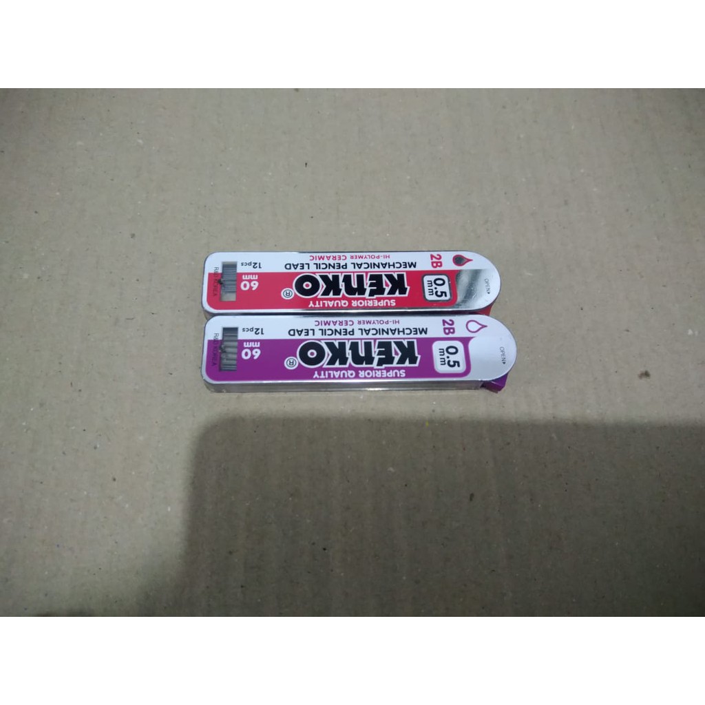 

Refill pensil 2B 0.5mm 2 pak