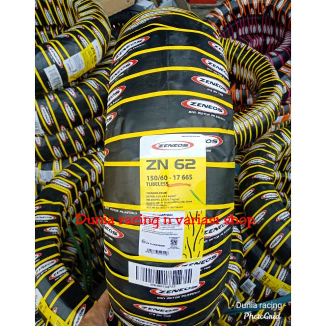 Ban Zeneos ZN62 150 60 ring 17 Ban Tubles