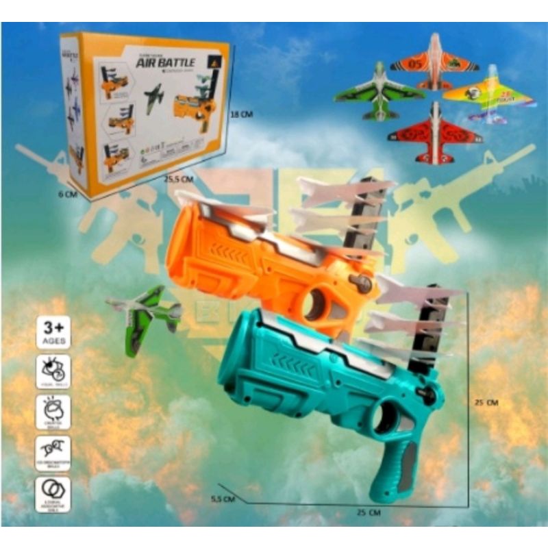 AIR BATTLE GUN | PISTOL MAINAN