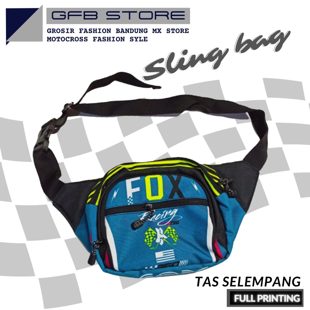 motocross shawl bag | sling bag motocross | tas selempang cross | tas selempang trail