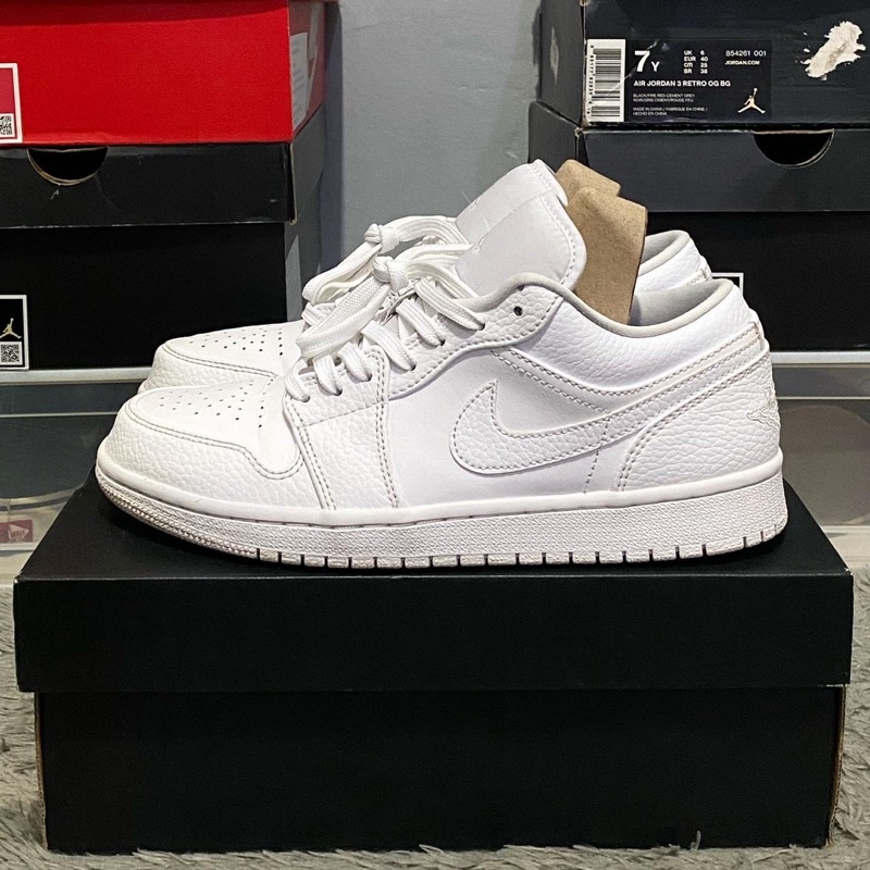 Nike Air Jordan 1 Low Triple white *100% Original
