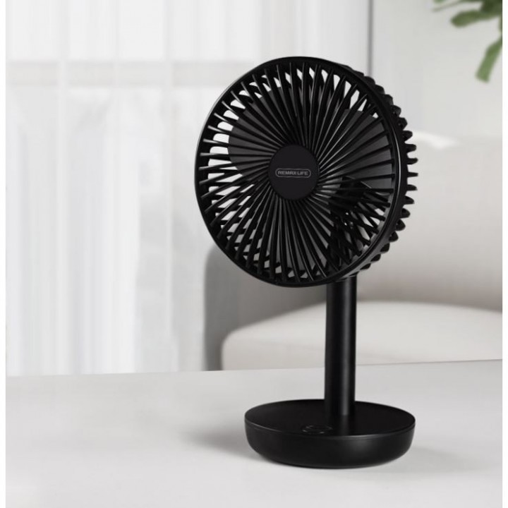 REMAX RL-FN09 - 7-inch Oscillating Portable Desk Fan Rechargeable