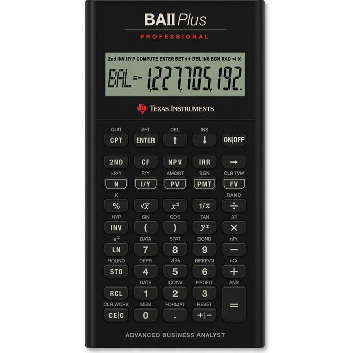 

CUCI GUDANG TEXAS INSTRUMENTS BA II PLUS PROFESSIONAL FINANCIAL CALCULATOR