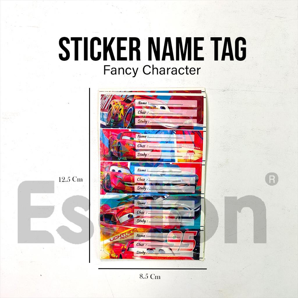 

Stiker label buku mata pelajaran karakter