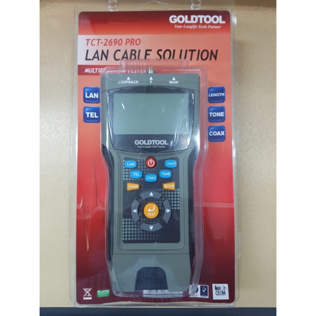 LAN tester Goldtool TCT-2690PRO