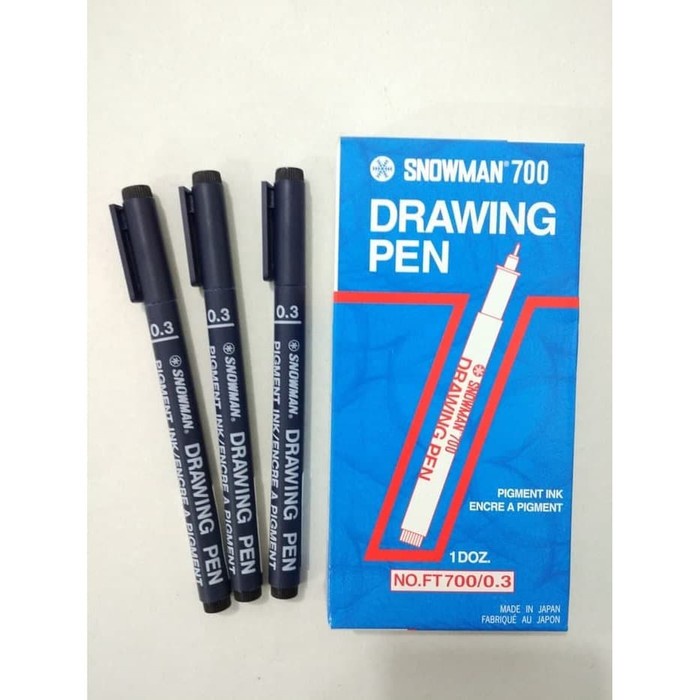 

Pendrawing- Spidol Snowman Drawing Pen (10 Lusin) - 0.1 -Drawing-Pen.