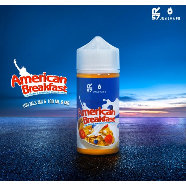 American Breakfast V2 E Liquid 100ml Mix Berries Shopee Indonesia