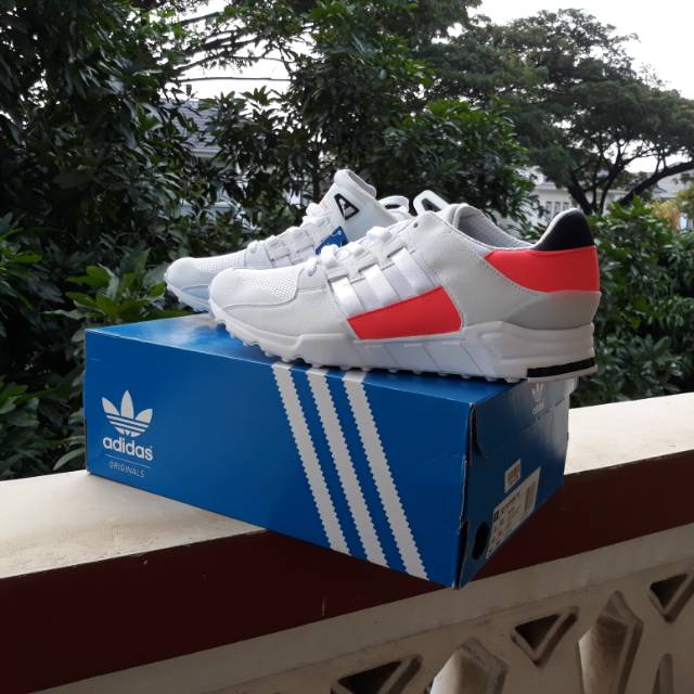 BNIB 100% Original Adidas EQT Equipment RD White Red Size 45 Mulus Ready Stock