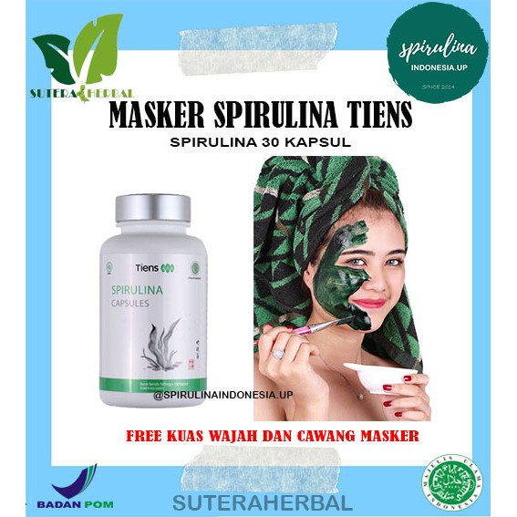 Masker Spirulina TIENS 30 kapsul