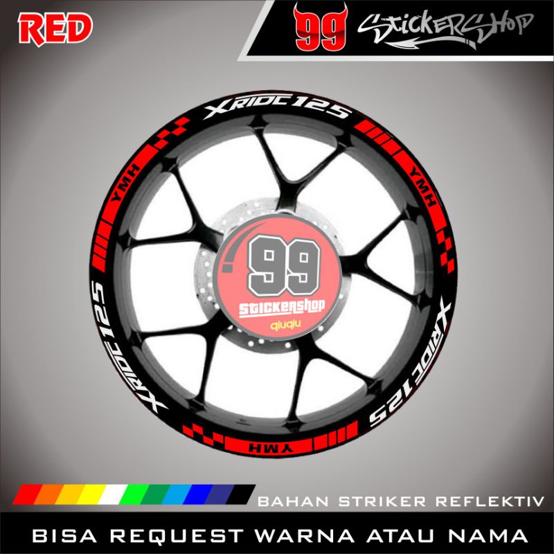 

stiker velg Yamaha X Ride 125