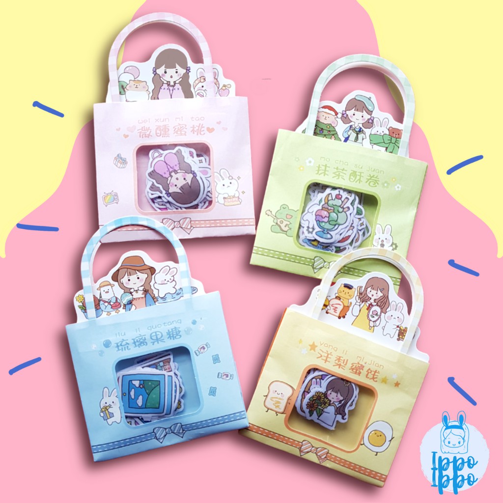 

Cute Character Decorative Bujo Sticker Pack | Stiker Karakter Lucu Bujo