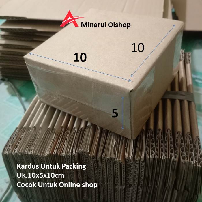 

Karton Mini Kardus Box Packing Uk.10x5x10 cm Polos per 1 pcs