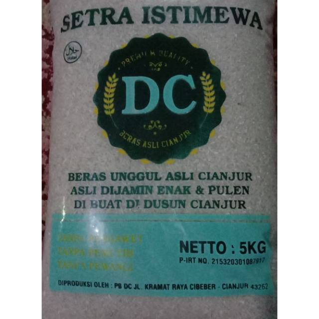 

Beras Cianjur Asli Setra Istimewa