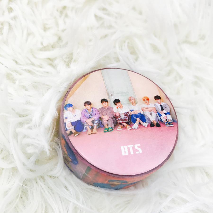 Stiker Kertasselotip Washi Gambar Kpop BTS Untuk Scrapbook