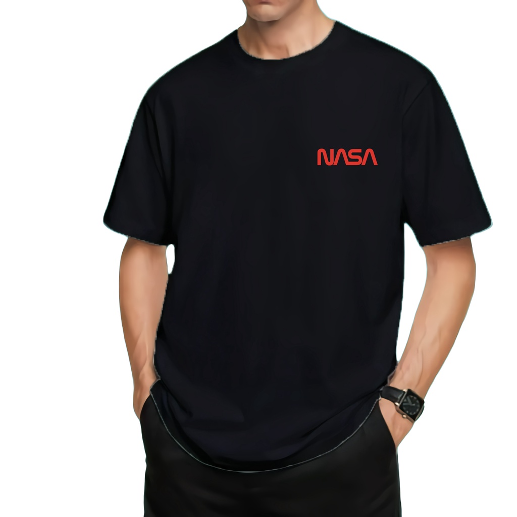 Tshirt Kaos Nasa Katun 24s Oversize Unisex Cotton Combed 24s Premium