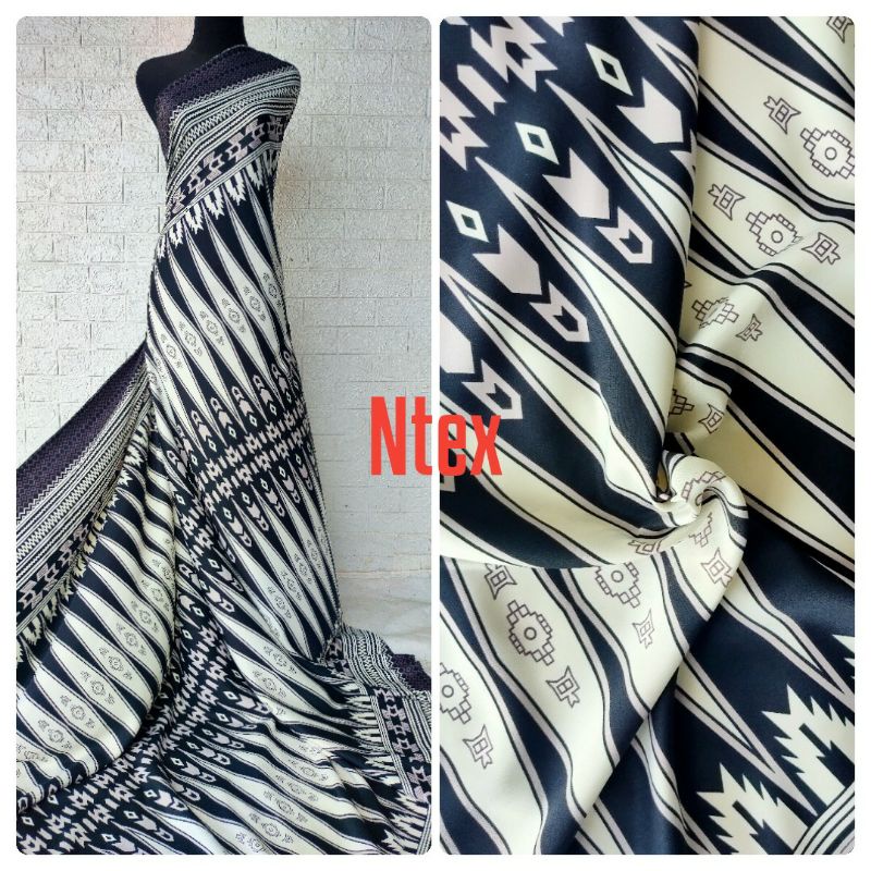 Kain Maxmara Lux Motif Olivia harga per setengah meter