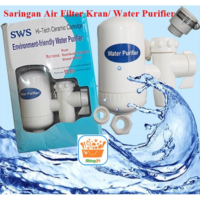 Filter Air Water Purifier Keramik Hi Tech Cartridge - Filter Penyaring Air Keran SWS