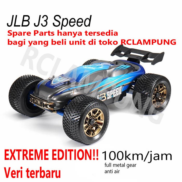 JLB Racing J3 speed Cheetah 1/10 RTR Brushless Monster Truck Extreme Edition