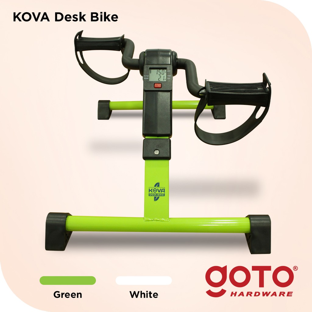 Kova Desk Bike Sepeda Statis Terapi Lutut Kaki Bawah Meja Kerja-3