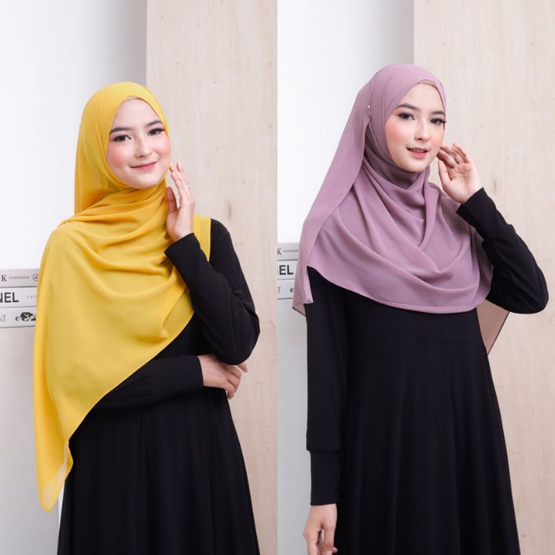 KIREY PASHMINA BY YASMEERA |Pashmina Kuning| |Pashmina Ungu|