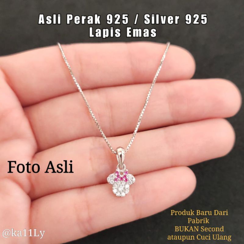 Kalung Perak Anak Perak Silver 925 Asli Anak Perempuan Anti Karat Perak Bayi Babygirl Lucu KA11LY
