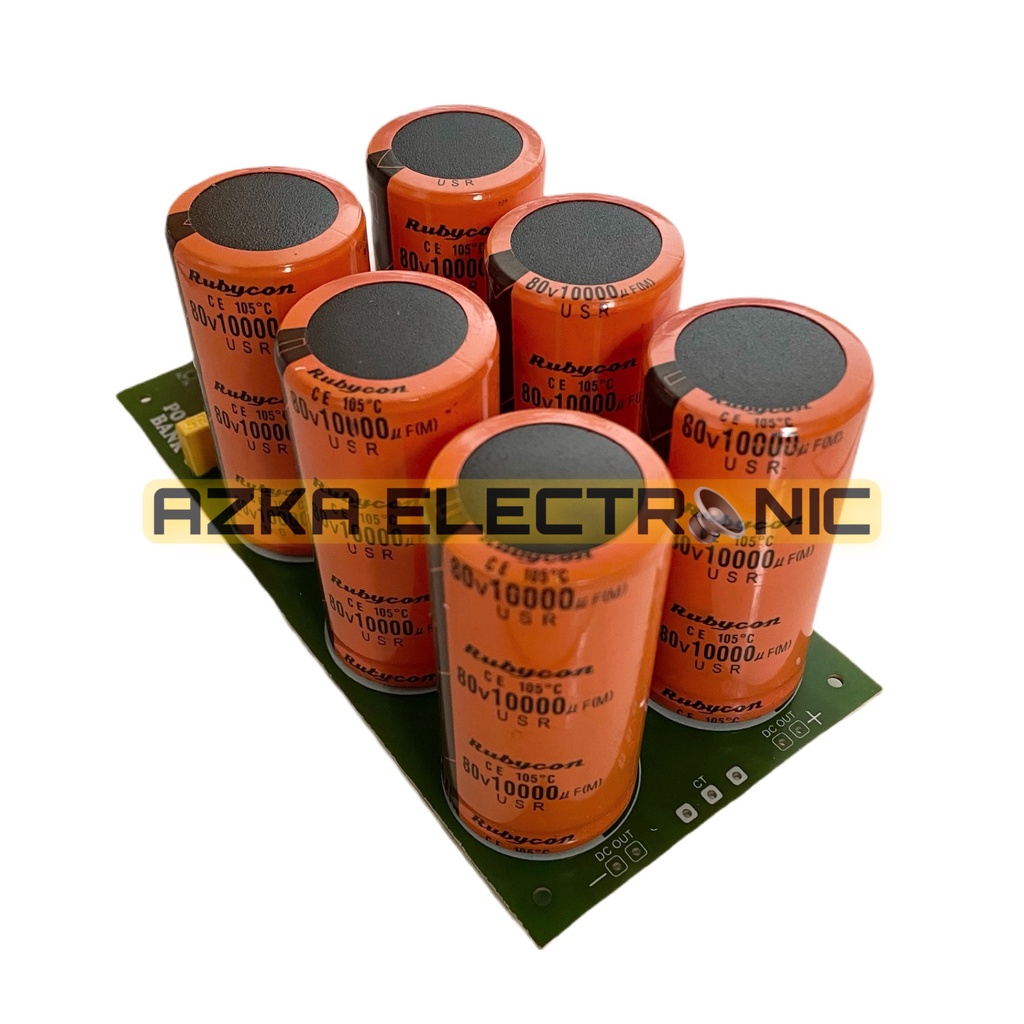 Kit Power Supply 6 x 10.000uF 80V Rubycon