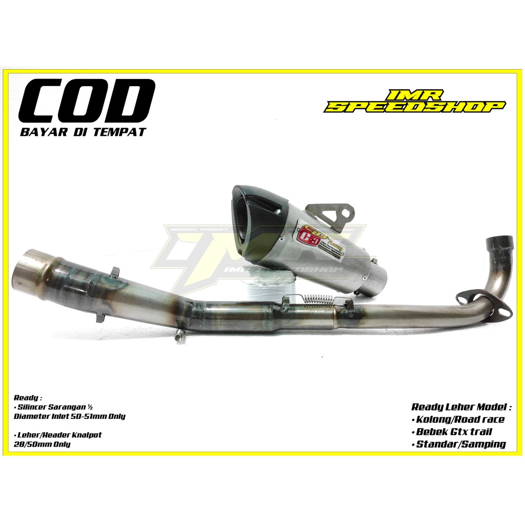 Knalpot CLD C3 Buat vega R/Vega zr/Jupiter Z/Jupiter Z1/supra fit/Supra x Lama/Supra x 125/kharisma/