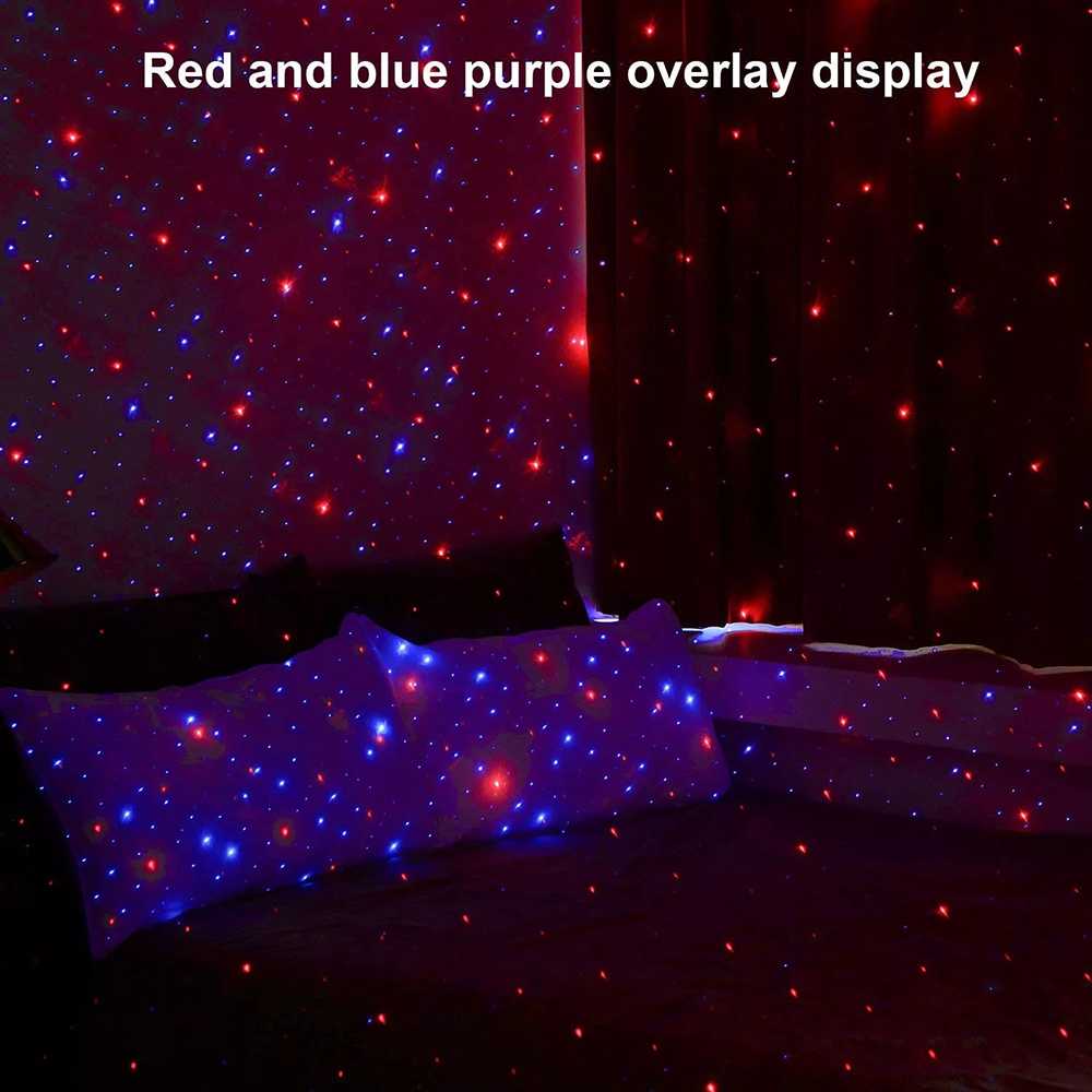 Lampu Mobil LED Starry Sky Atmosphere Lamp Projector