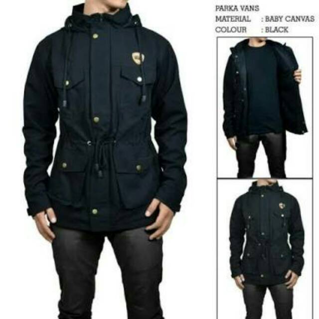 PARKA COWOK PRIA THE BOJIEL MAROON NAVY HITAM MOCA ABU HIJAU AR Jaket Parka Bolak Bal Outerwear G4R4