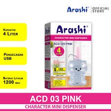 GALON DISPENSER MINI ELECTRIC ARASHI ACD 03 PINK