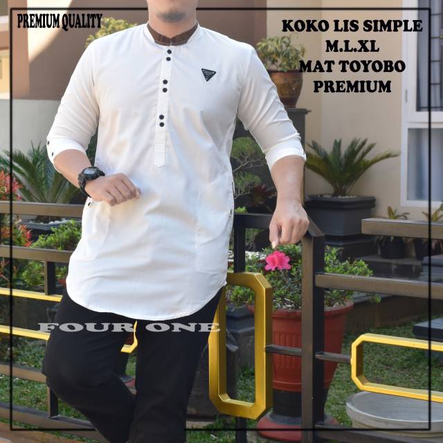 Baju koko kurta original fourone toyobo premium