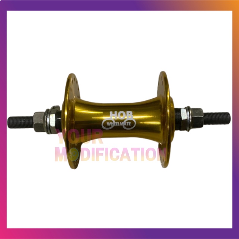 Hub 36 Hole Depan Kuning Emas