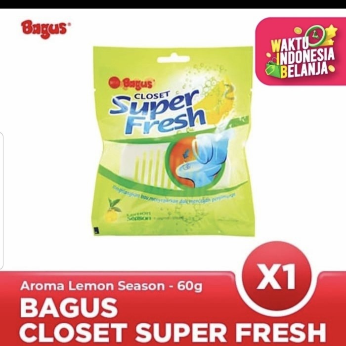 BAGUS CLOSET SUPER FRESH 60gr Kamper Kloset Anti Bau dan Jamur