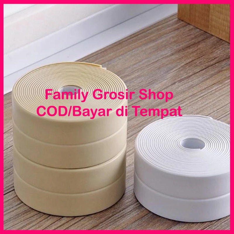 Seal tape protection 3,8m x 3,2cm penutup celah siku dan karet pengaman serbaguna