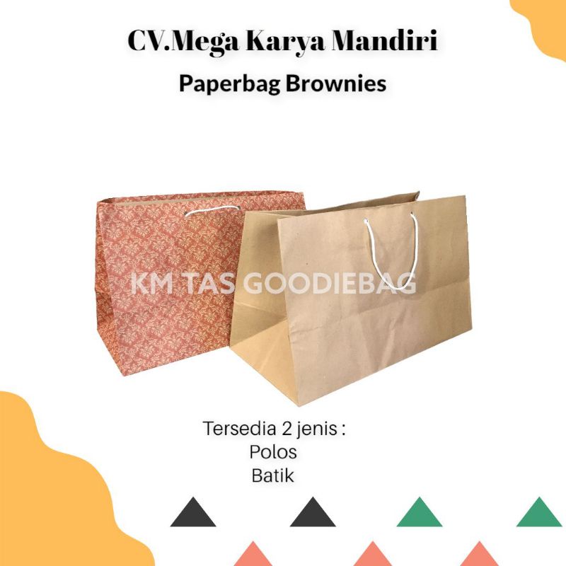 

Paperbag Batik bronis Isi 12pcs
