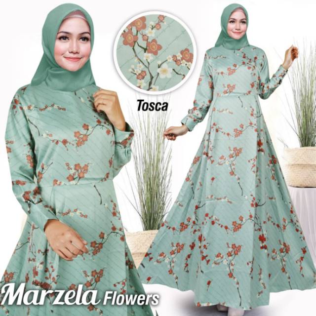 Marzela Flowers Gamis dress