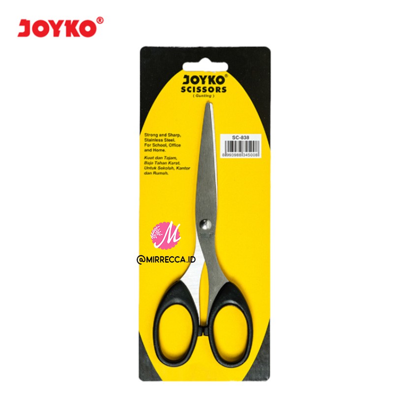 Jual Gunting Joyko Sc 838 Ukuran Sedang Stainless Scissors Shopee