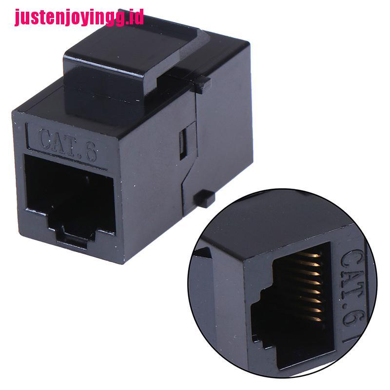 Konektor jack coupler RJ45 Female Ke UTP Cat5e CAT6