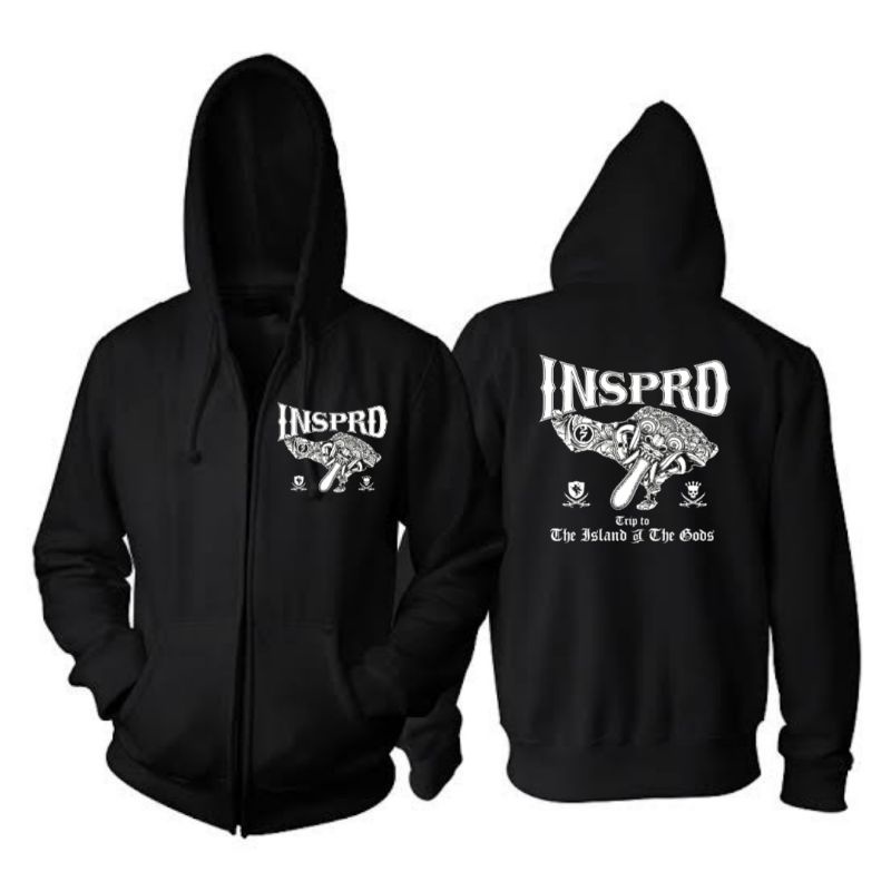 Jaket sweater zepper tokoh wayang inspired