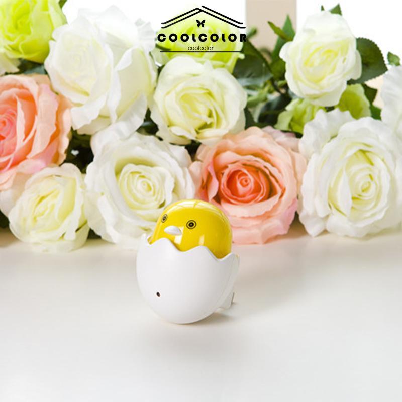 CODBebek Kuning Little Happy Bird Cahaya Kontrol Malam Lampu Lampu Leds Hadiah Kreatif- cl