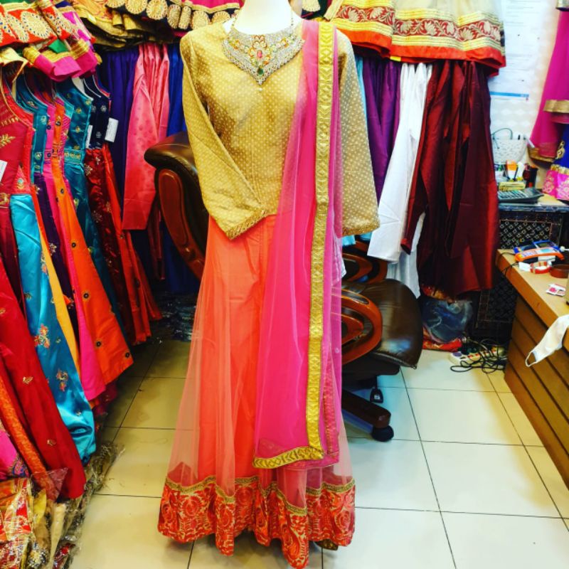 lehengga india lengga lengan panjang lengga dewasa baju india muslim fashion baju pesta jodha