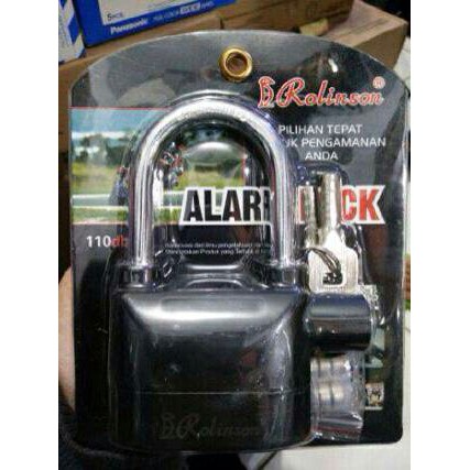 Termurah Gembok Alarm Panjang 12 cm ROLINSON