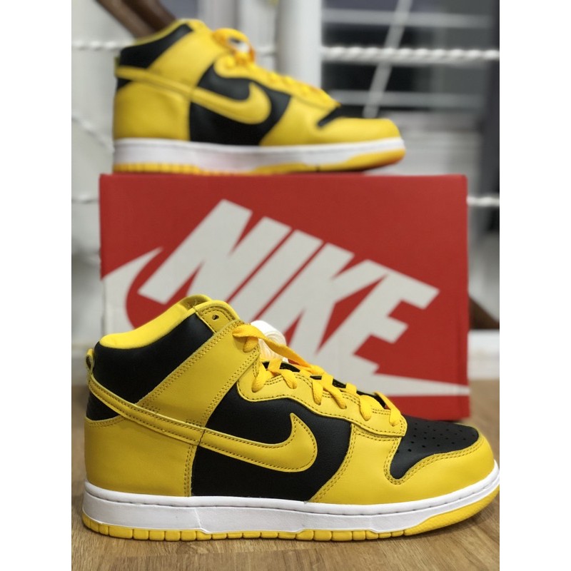dunk high maize & blue