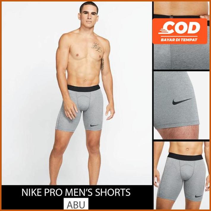 Nike Pro Men Shorts Celana Legging Pendek Pria Sepeda Gym