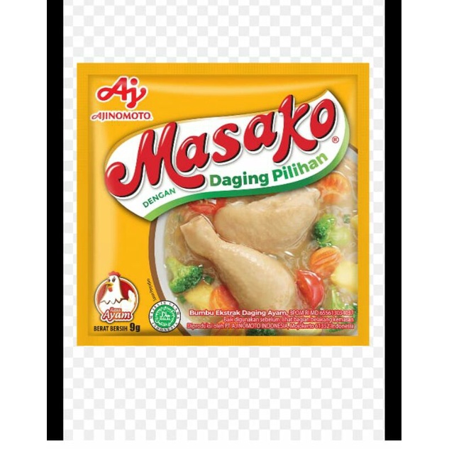 

masako/penyedap rasa ayam renceng isi 12