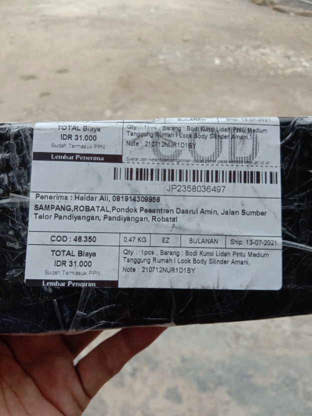 Bodi Kunci Lidah Pintu Medium Tanggung Rumah L Lock Body Silinder Amani