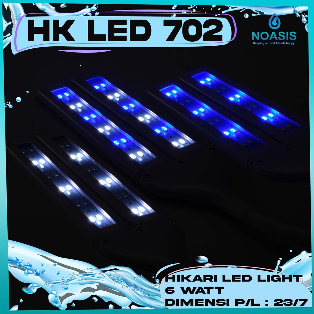 LAMPU LED HIKARI HK LED 702 UK 40CM 3 MODE AQUARIUM AQUASCAPE AKUARIUM