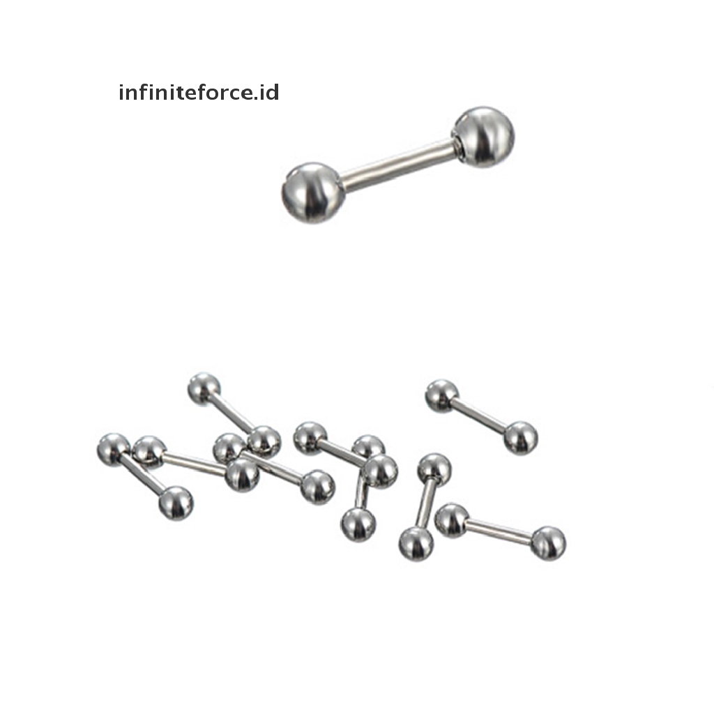 85pcs Anting Tindik Lidah / Alis / Bibir / Pusar Bahan Stainless Steel